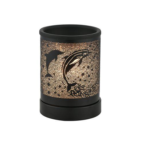 歐美香薰燈精油香薰爐美居雅燈飾廠無火香薰黑色海豚電香薰融蠟燈臥室床頭閱讀臺燈 歐美香薰燈精油香薰爐美居雅燈飾廠無火香薰黑色海豚電香薰融蠟燈臥室床頭閱讀臺燈