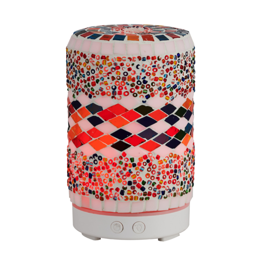 新款七彩馬賽克土耳其藍寶石輕奢風格室內加濕香薰機七彩漸變定時 新款七彩馬賽克土耳其藍寶石輕奢風格室內加濕香薰機七彩漸變定時